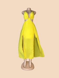 Shein Vibrant Cut-Out Maxi Dress - Image 3