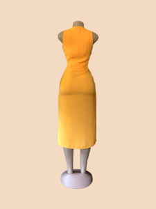 River Island Mustard-yellow Slit Midi Dress - Image 2