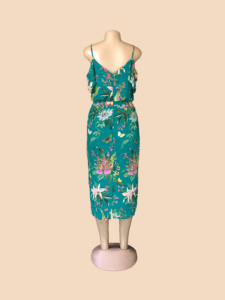 Oasis Floral Cold-Shoulder Midi Dress - Image 2