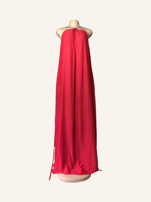 Zara Basic Scarlet Elegance Midi