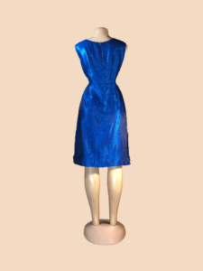 Shimmering Royal Blue Hue Dress - Image 2