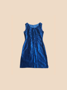 Shimmering Royal Blue Hue Dress - Image 3