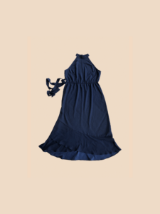 Wallis Navy Blue Elegant Dress - Image 3