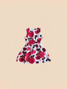 AX Paris Romantic Rose Skater Dress - Image 3