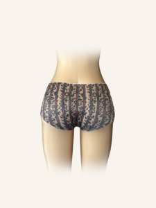 High-Waisted Animal Print Mesh Briefs - Image 2