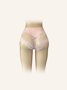 Blush Lace-Trim High-Rise Comfort Briefs - Image 2