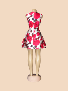 AX Paris Romantic Rose Skater Dress - Image 2