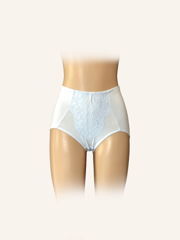 High-Waisted Lace Panel Briefs