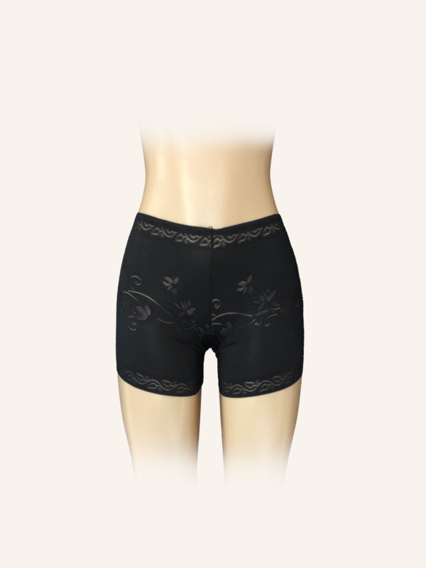 Women High-Waisted Black Lace boyshorts