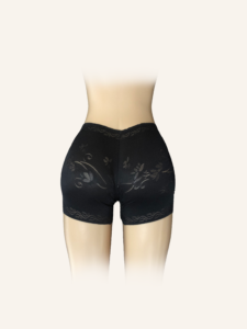 Women High-Waisted Black Lace boyshorts - Image 2